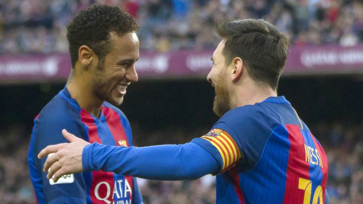 Neymar y Messi