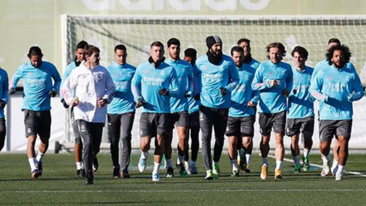 La plantilla del Real Madrid volvió a los entrenamientos en Valdebebas.
