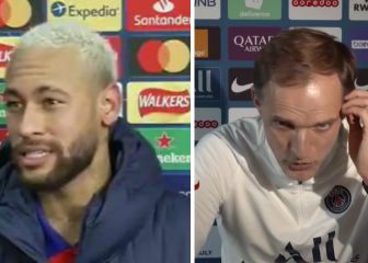 La reacción de Tüchel cuando le preguntaron por la 'bomba' que lanzó Neymar sobre Messi