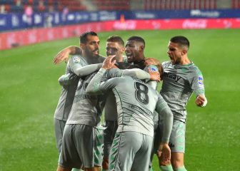 El Betis pone fin a su mala racha y hunde aún más al Osasuna