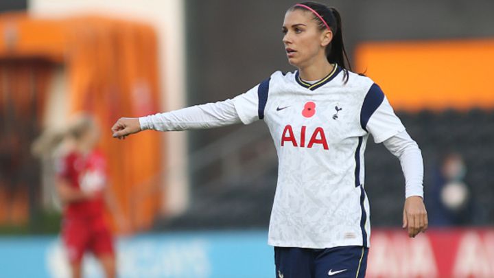 Alex Morgan, con el Tottenham
