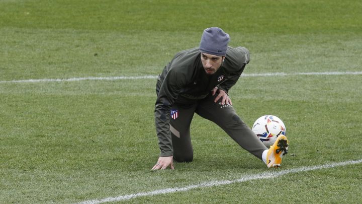 Vrsaljko durante un entrenamiento.