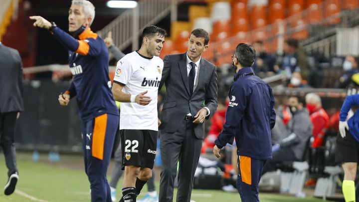 Maxi Gómez tiene mañana un doble reto ante el Athletic