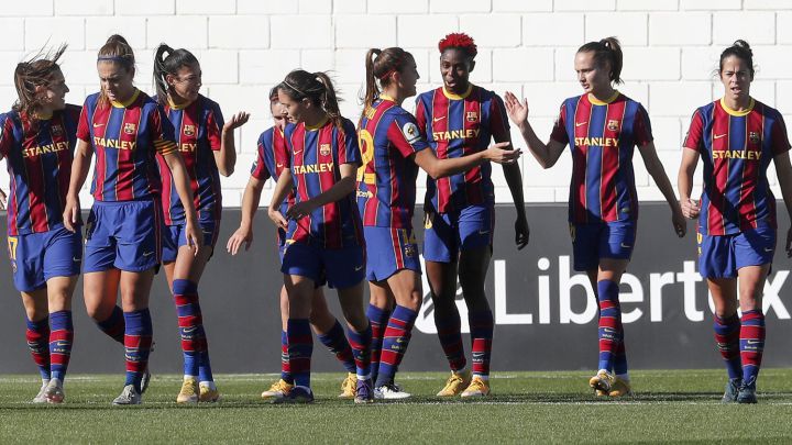 Jugadoras del Barça.
