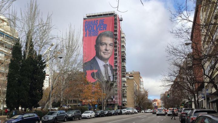 Presidential hopeful Laporta takes Bernabeu by storm