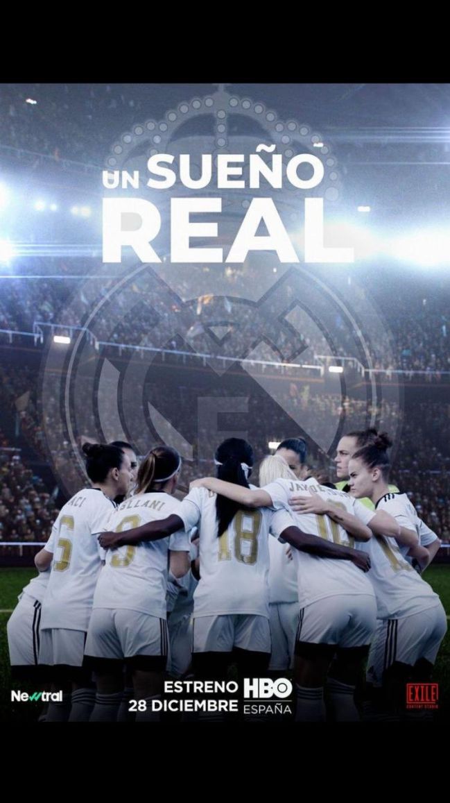 Un sueño real es la serie documental dedicada al fútbol femenino. HBO se embarca en la aventura de contar la transición del Tacon al Real Madrid femenino.