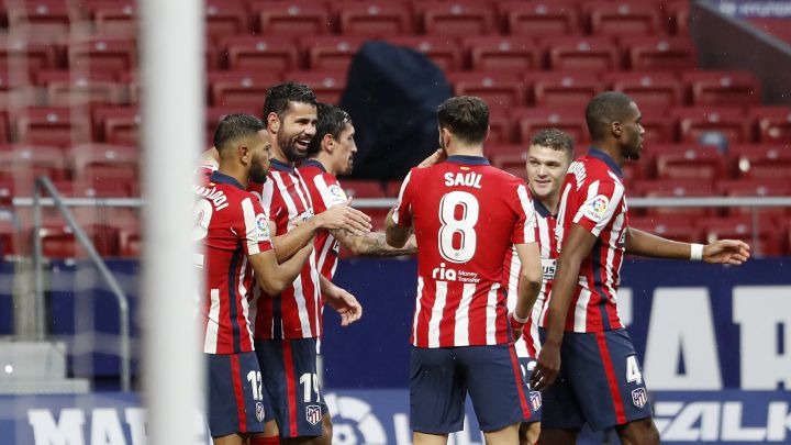 El Atlético lleva el doble de goles en LaLiga que el año pasado.