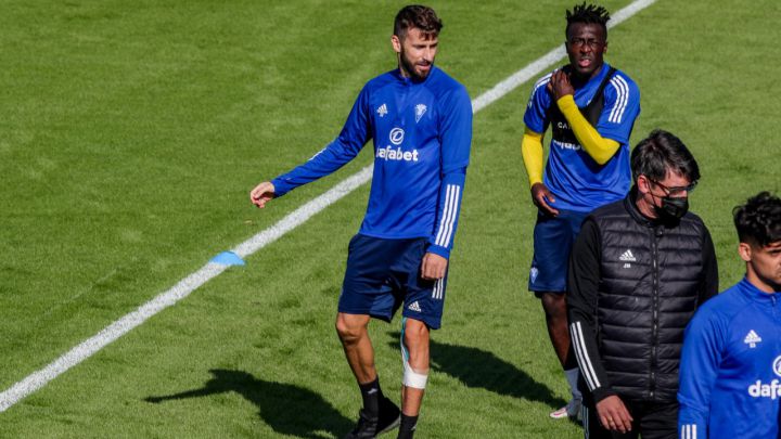 Entrenamiento del Cádiz.