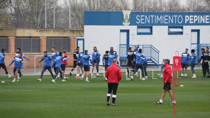 Alerta en el Leganés: Tarín no entrena y es duda para Gijón