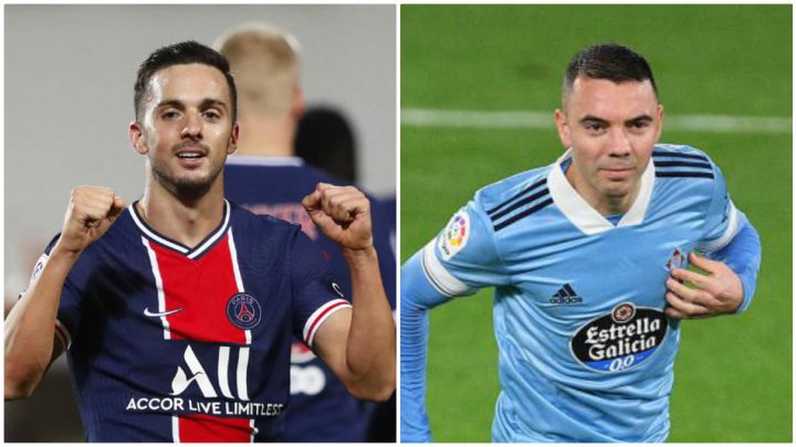 Sarabia y Aspas, en la élite de generadores de Europa