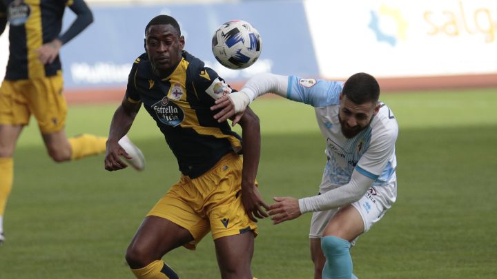Mujaid en el Deportivo - Compostela