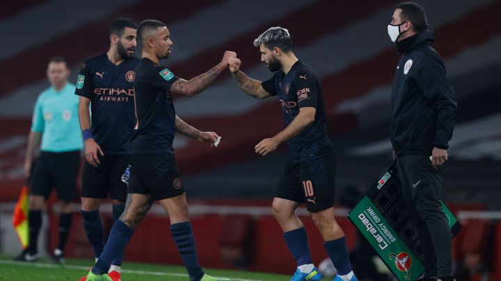 Gabriel Jesús jugó el martes contra el Arsenal y fue sustituido.