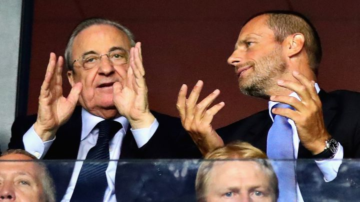 Ceferin a Florentino, por la Superliga: "Le interesa sólo el hoy, no lo que será el mañana"