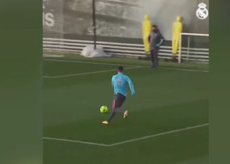 El Madrid presume a Hazard en sus redes sociales