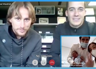 El grandísimo detalle navideño de Modric, Lucas, Rudy y Abalde