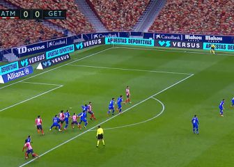 El singular golazo de Luis Suárez ante el Getafe