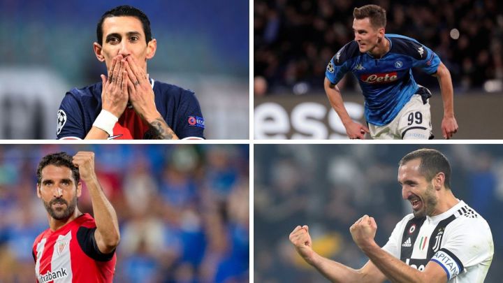 Di María, Milik, Raúl García y Chiellini