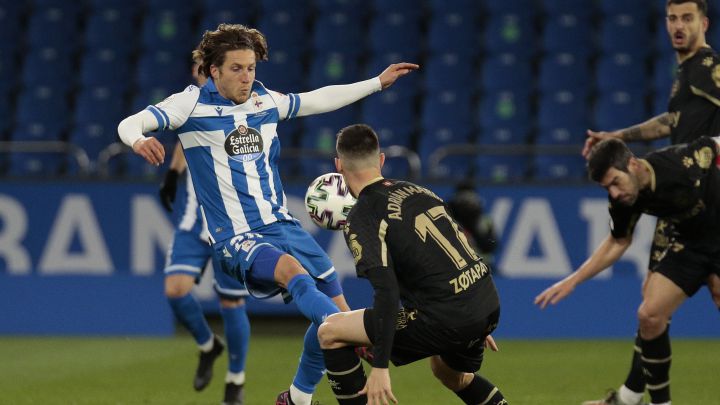 Keko en el Deportivo - Alavés de Copa del Rey