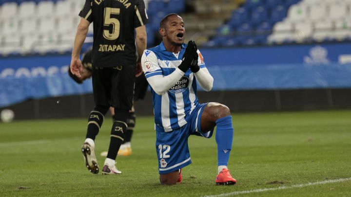 Beauvue en el Deportivo - Alavés de Copa