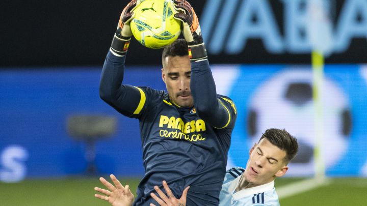 Asenjo ya es el portero con más partidos de la historia en el Villarreal