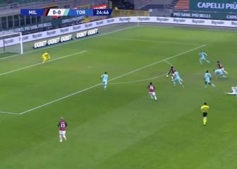 La inteligencia y calidad de Brahim para abrir el marcador