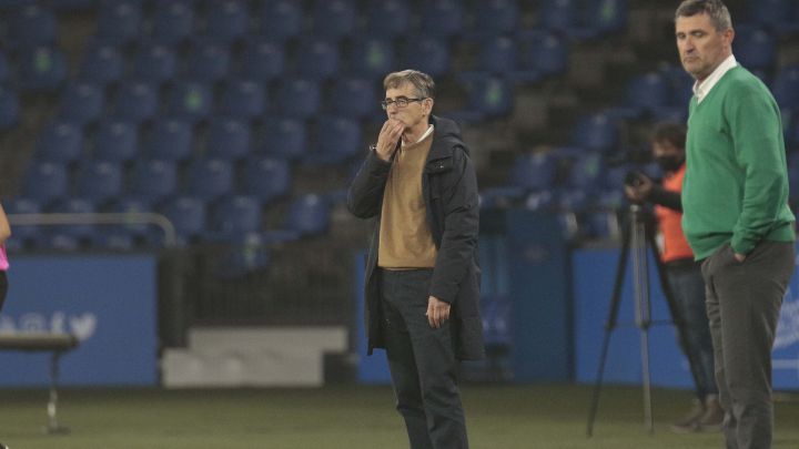 Fernando Vázquez, en un partido del Deportivo.