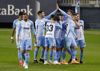 El Málaga cierra la primera vuelta más cerca del playoff que del descenso