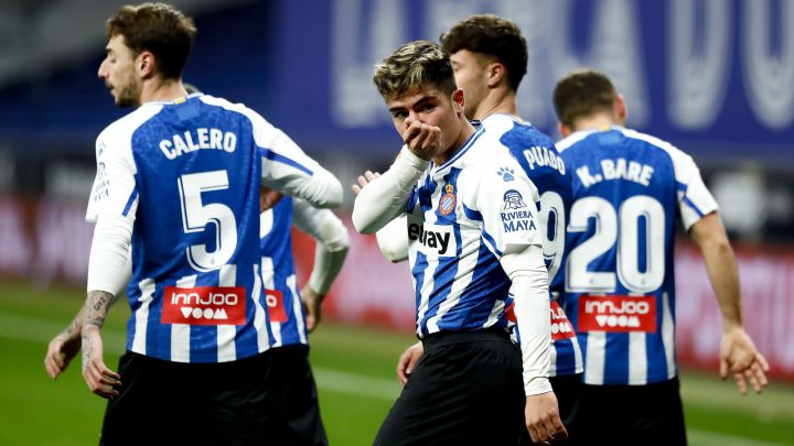 10/01/21 PARTIDO SEGUNDA DIVISION ESPANYOL - CASTELLON PRIMER GOL NICOLAS MELAMED 1-0 ALEGRIA