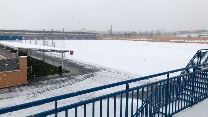 El Leganés regresa a una rutina aún condicionada por la nieve