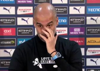 La reivindicativa camiseta con la que Guardiola ha salido