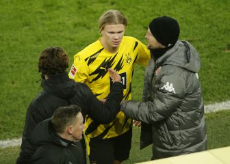 Haaland tropieza contra el farolillo rojo de la Bundesliga