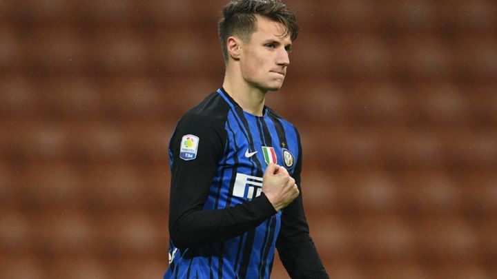 El delantero Pinamonti, jugador del Inter, podría llegar cedido al Real Valladolid.