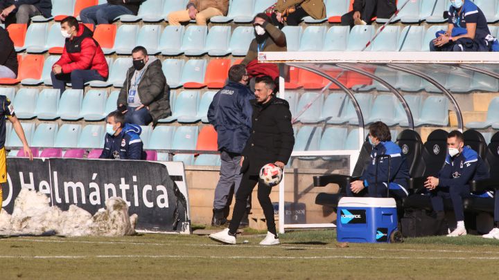 Rubén de la Barrera en el Salamanca - Deportivo