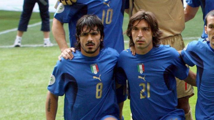 Gattuso: “Le di más bofetadas yo a Pirlo que su padre”