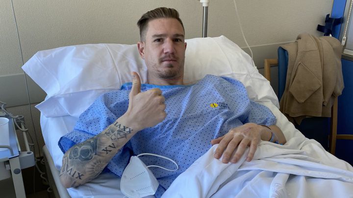Raúl García Carnero, jugador del Real Valladolid, ha pasado esta mañana por el quirófano.