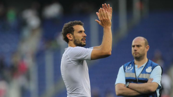 Cristhian Stuani, en su despedida.