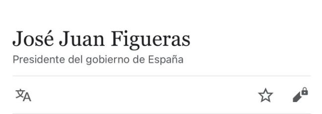 Broma en Wikipedia instantes después del 'Alcoyanazo'.