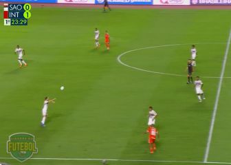 Juanfran, señalado en Brasil por este error con Sao Paulo