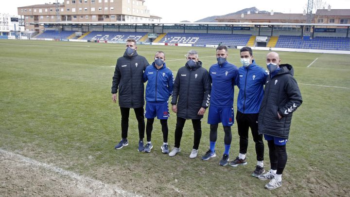 Raúl, Juli, Jony, Vicente Parrás y José Juan.