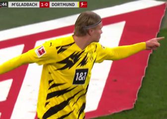Bestial: las dos nuevas locuras de Haaland en la Bundesliga