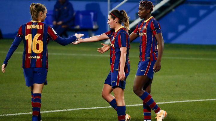 Jugadoras del Barça.