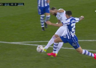 La obra de arte de Benzema: ¡genial remate al ángulo!