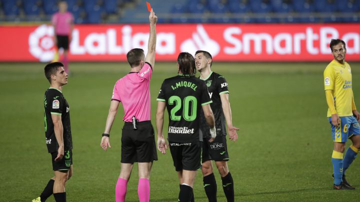 El Leganés salió molesto de Las Palmas por el criterio arbitral