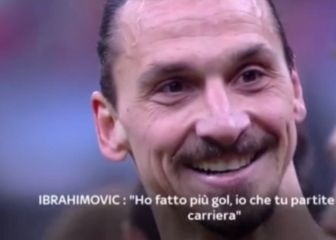 ¿Pensaban que Ibra sólo era así fuera del campo? Atentos a lo que le dice a un rival en pleno córner