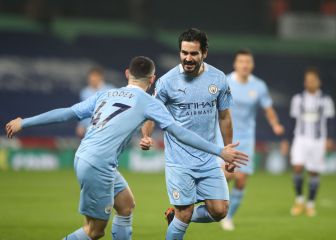 El Manchester City golea al West Brom, pone la directa y es líder