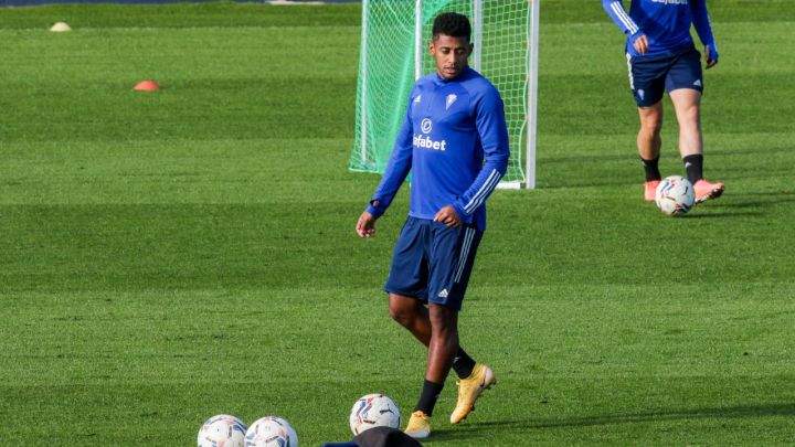 Choco Lozano entrenando