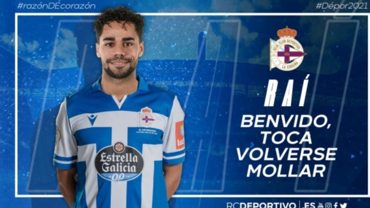Raí Nascimento nuevo jugador del Deportivo