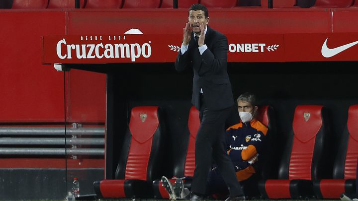 Javi Gracia, entrenador del Valencia.