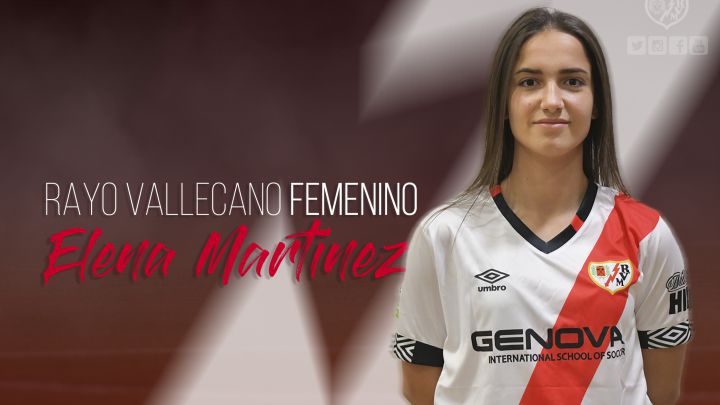 La delantera Elena Martínez, refuerzo de invierno del Rayo