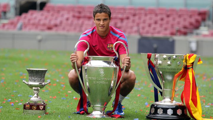 Ibrahim Afellay, en su etapa en el Barcelona.